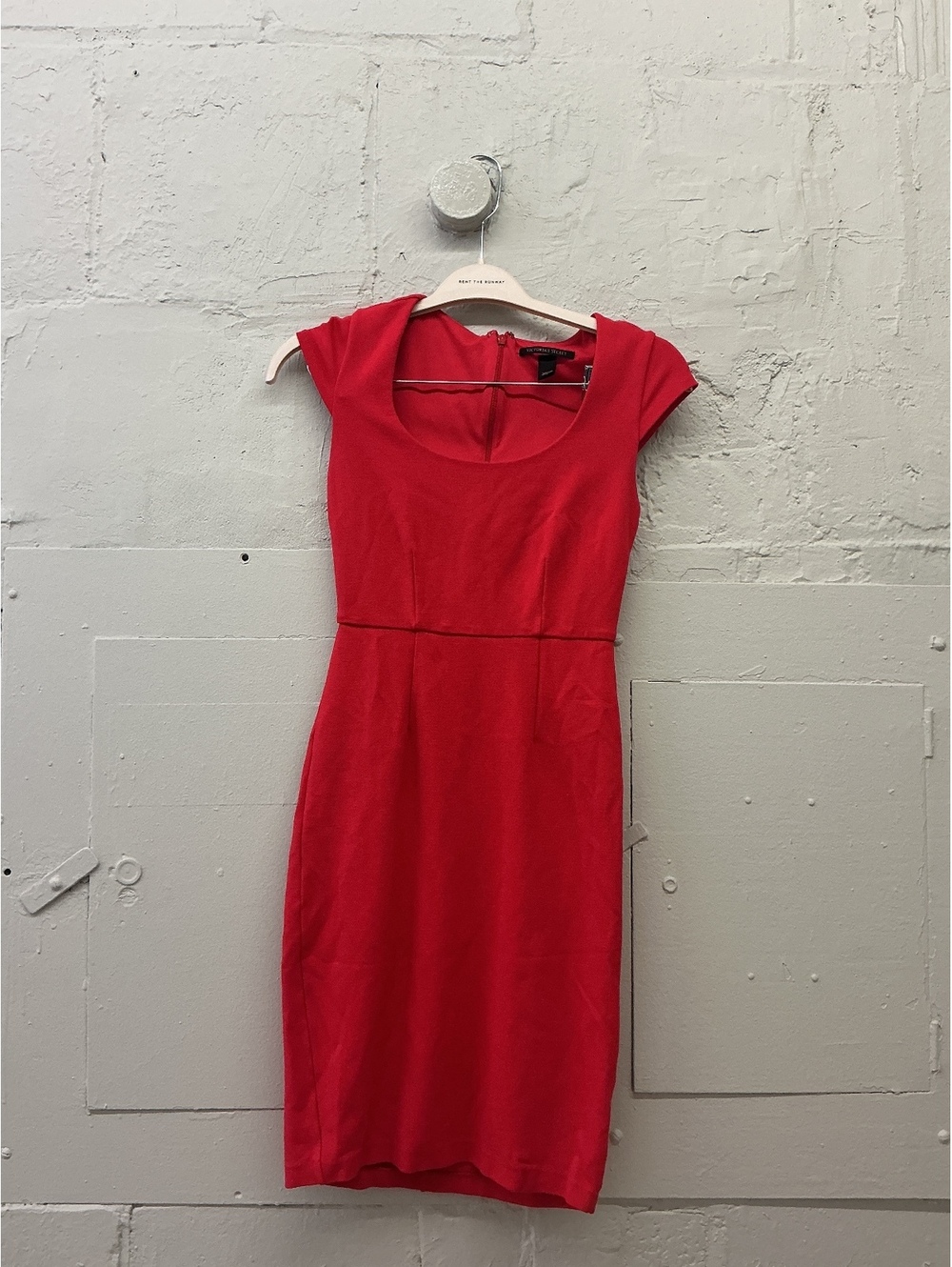Victoria's Secret Red Cap Sleeve Sheath Dress